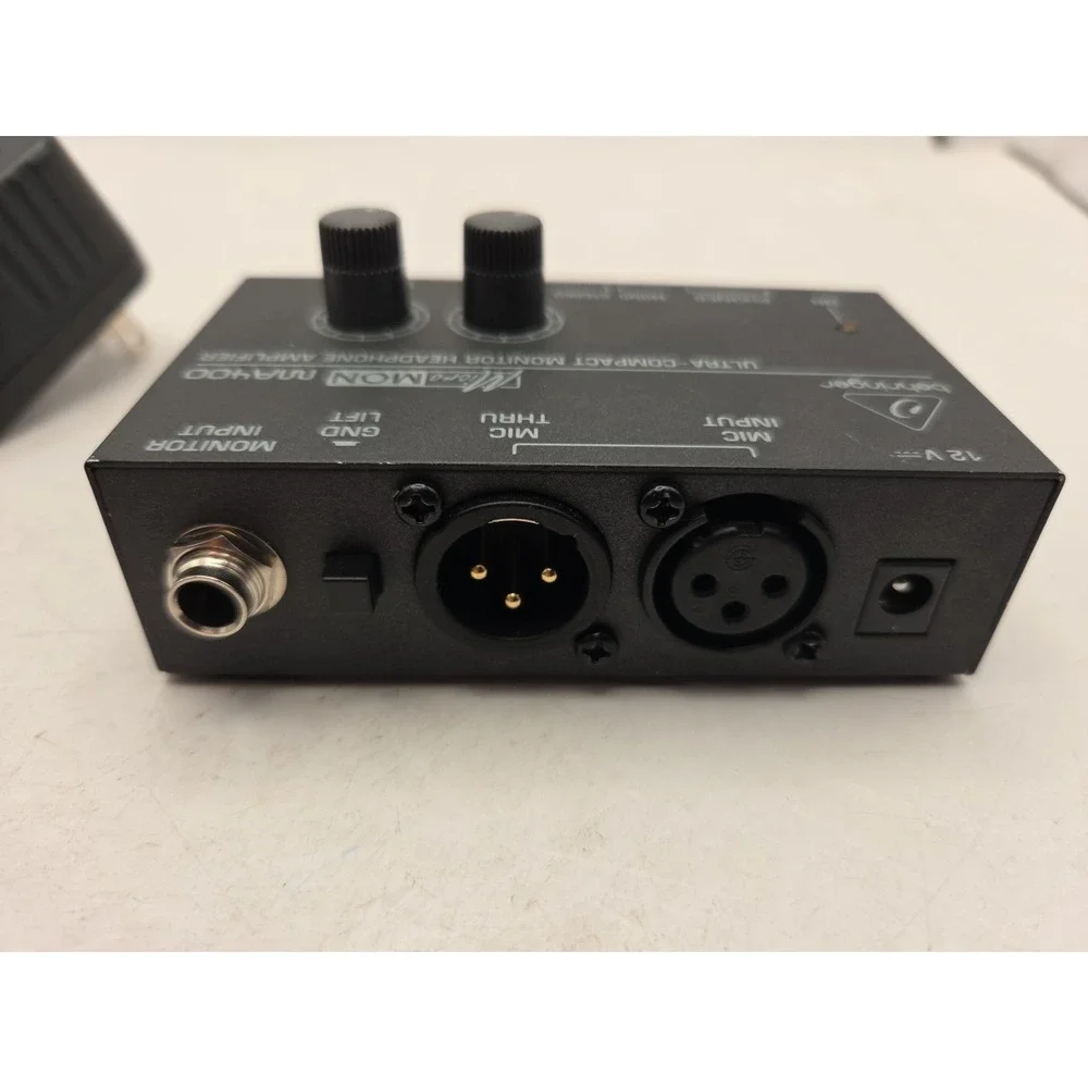 Behringer MA400 MICROMON Ultra-Compact Monitor Headphone Amplifier - TESTED D